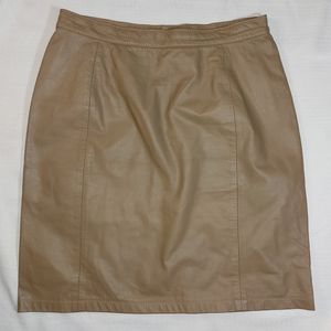 Amati Vintage Leather Skirt